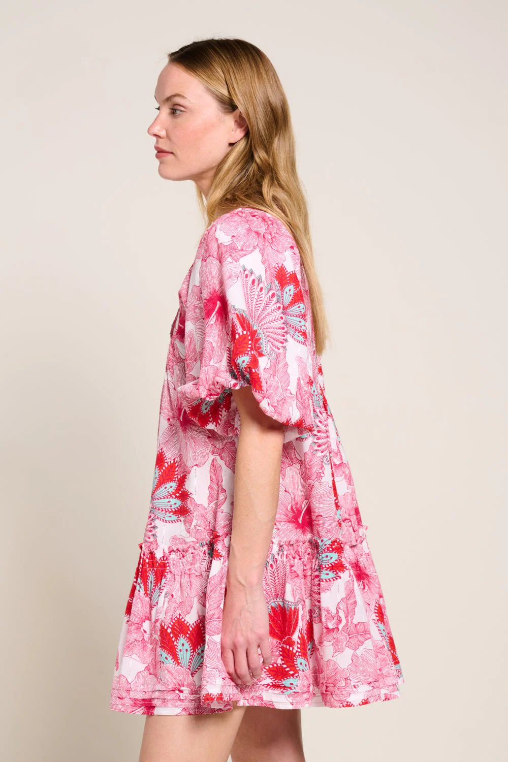 Mini Dress Cruz - Pink Padang - Image 4