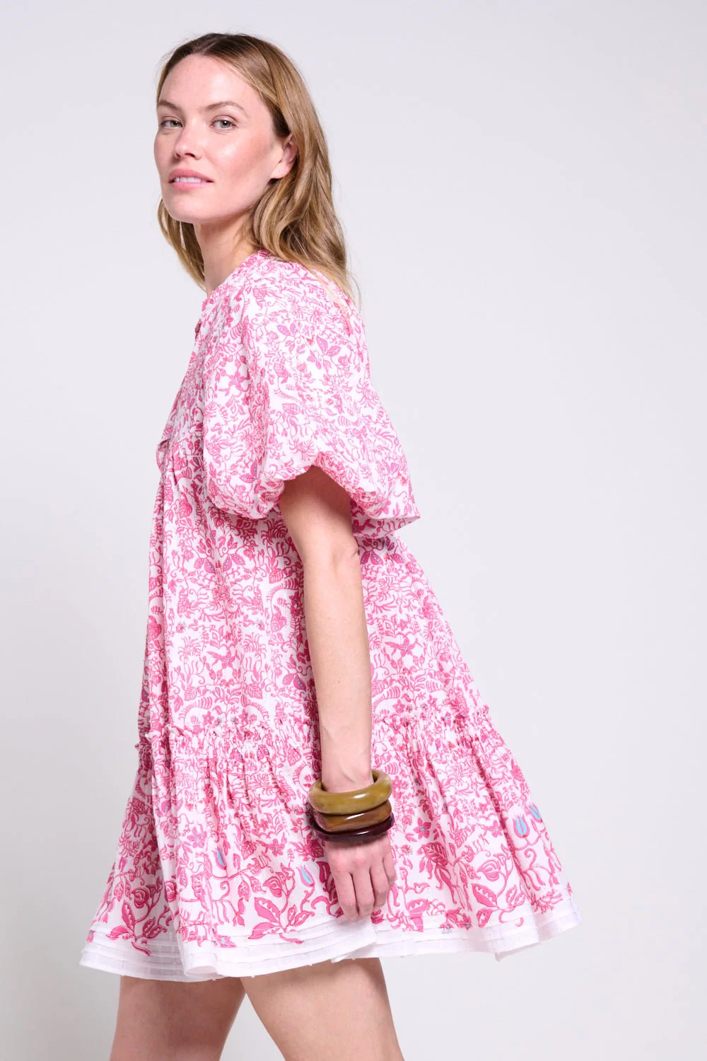 Mini Dress Cruz - Pink Tiare - Image 4
