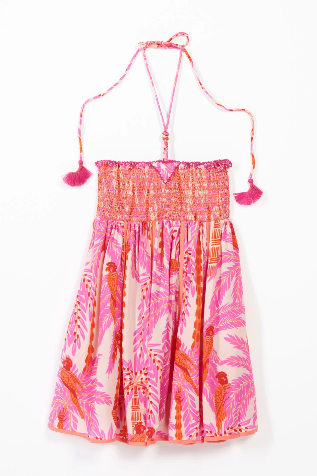 Mini Dress Cycas for girls - Pink Mini Palmrott - Image 2