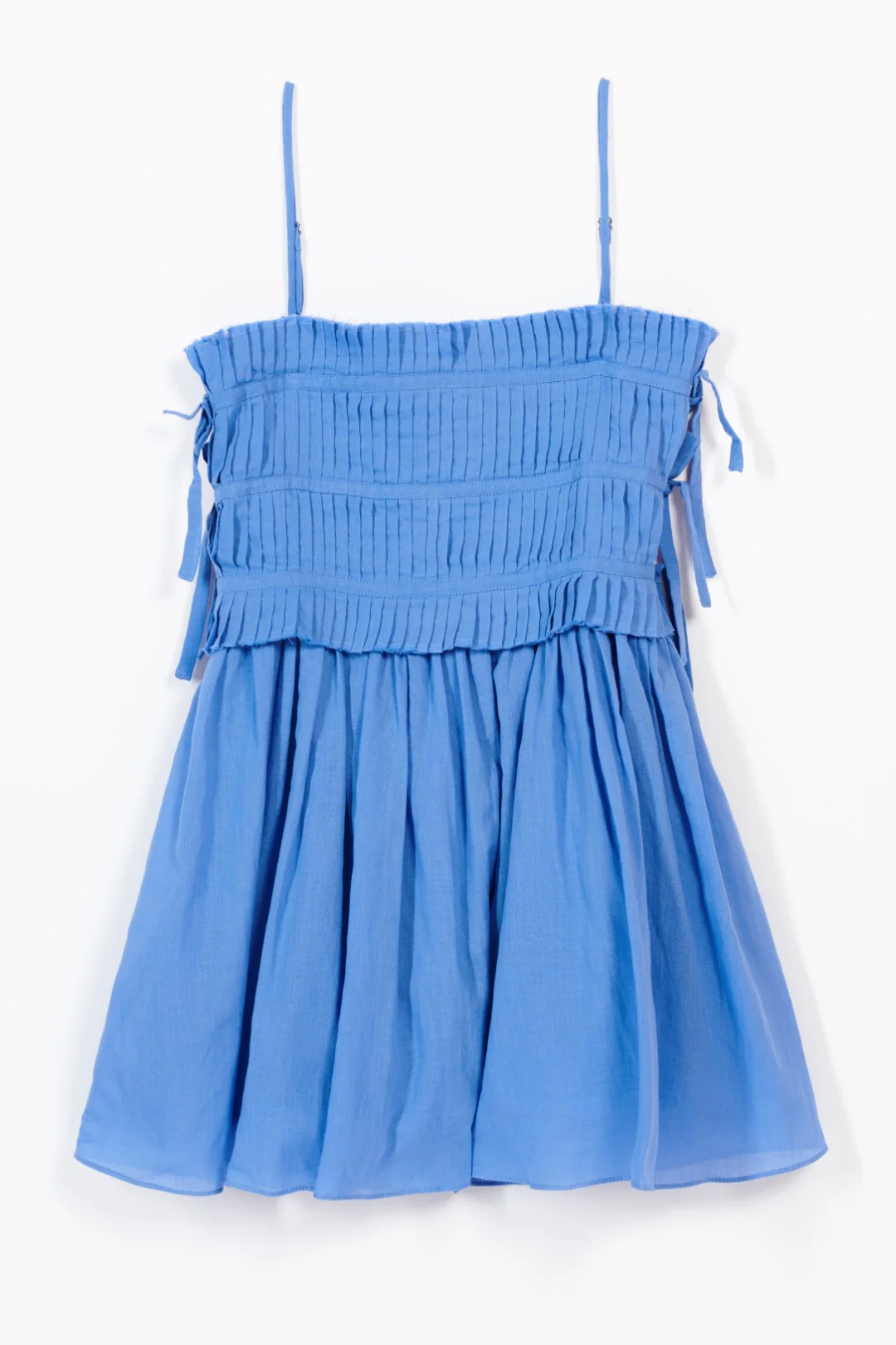 Mini Dress Elena for girls - Persian Blue - Image 2