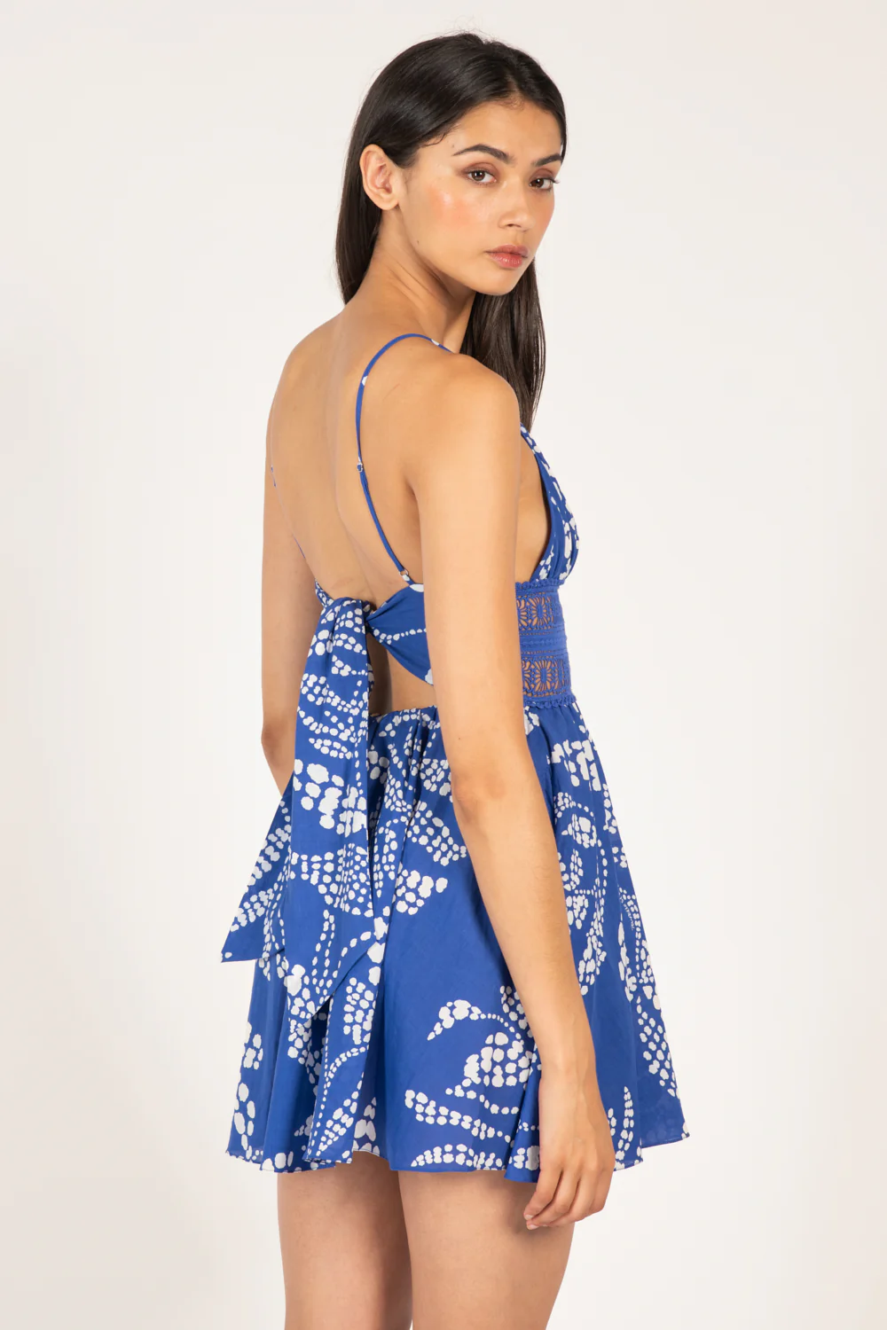 Mini Dress Emilie - Blue Austral - Image 4