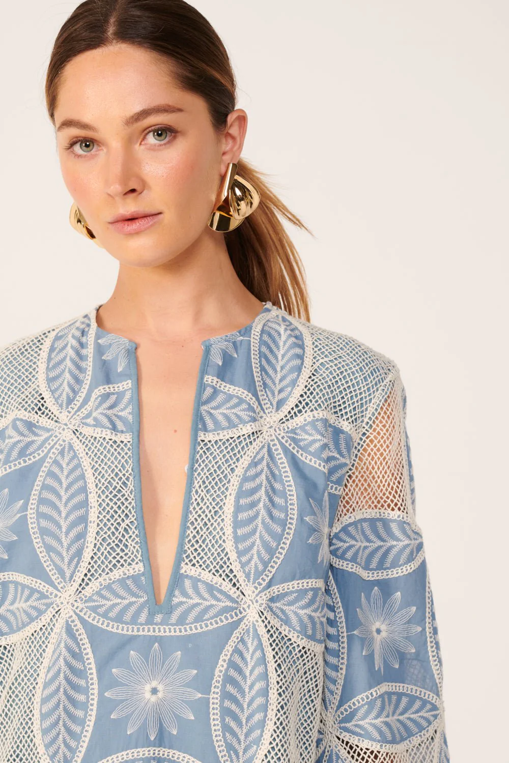 Mini Dress Gia - Blue - Image 3
