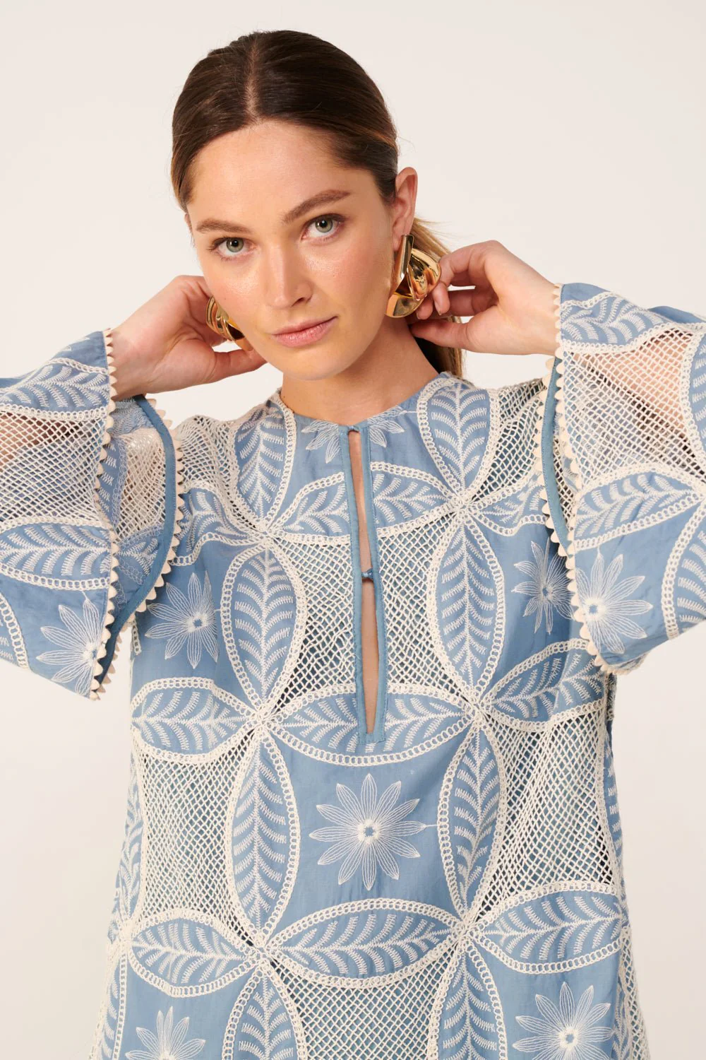 Mini Dress Gia - Blue - Image 4