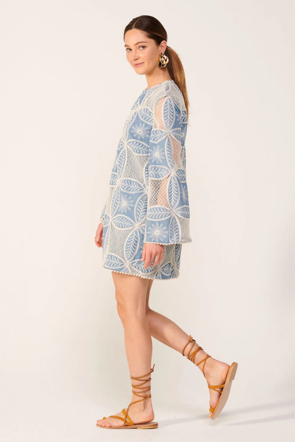 Mini Dress Gia - Blue - Image 5
