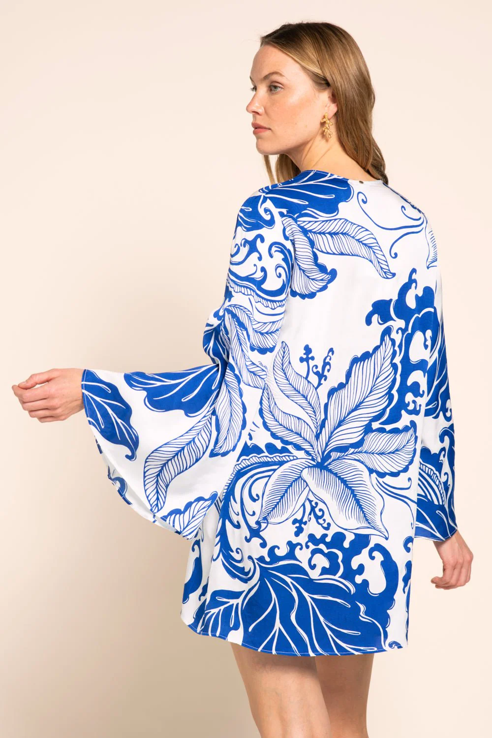 Mini Dress Gia - Blue Reef Wave - Image 5