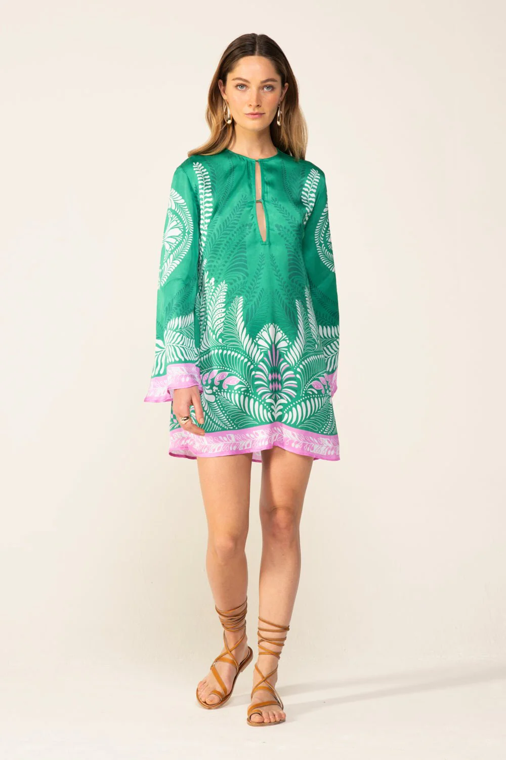 Mini Dress Gia - Green Oolong - Image 2