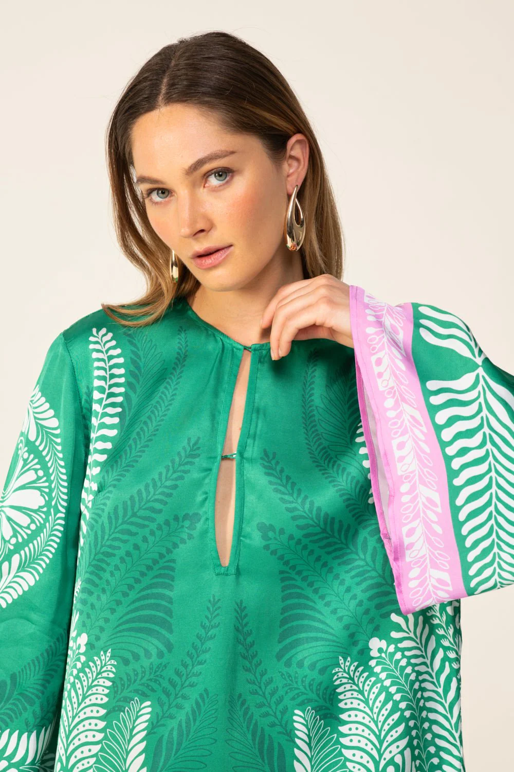 Mini Dress Gia - Green Oolong - Image 3