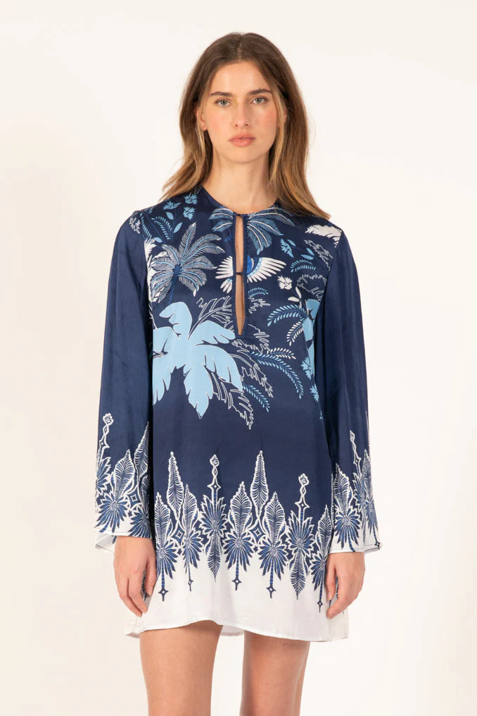 Mini Dress Gia - Navy Canopy - Image 2