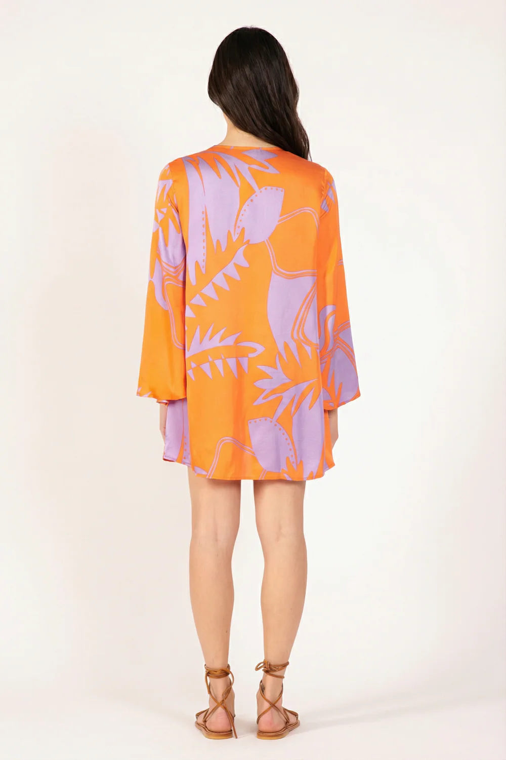 Mini Dress Gia - Orange Oasis - Image 4