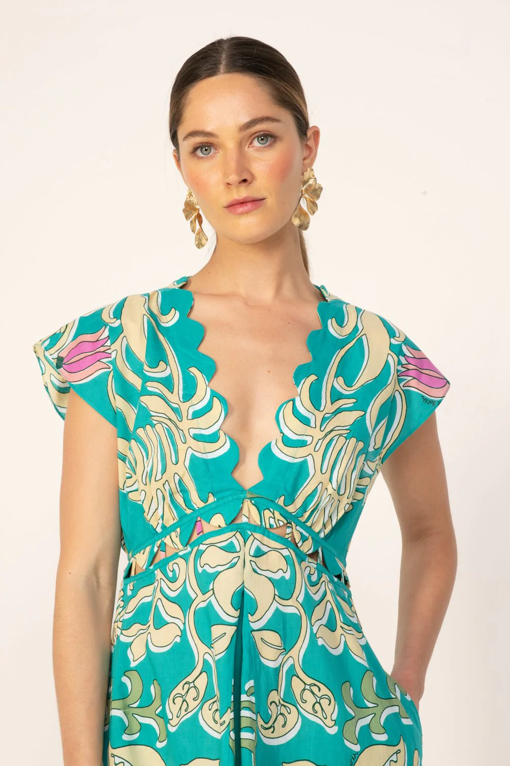 Mini Dress Hazel - Turquoise Ritual