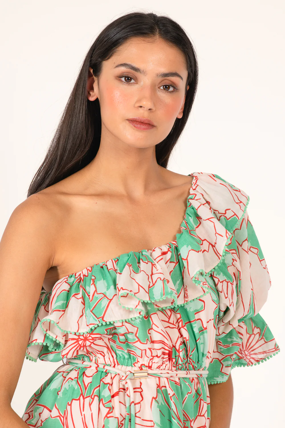 Mini Dress Jenny - Green Petal - Image 2