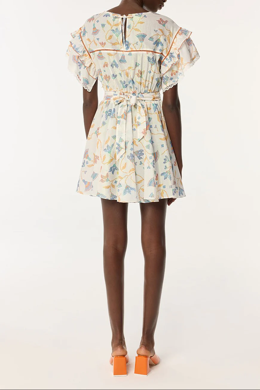Mini Dress Kora - Blue Ylang Ylang - Image 3