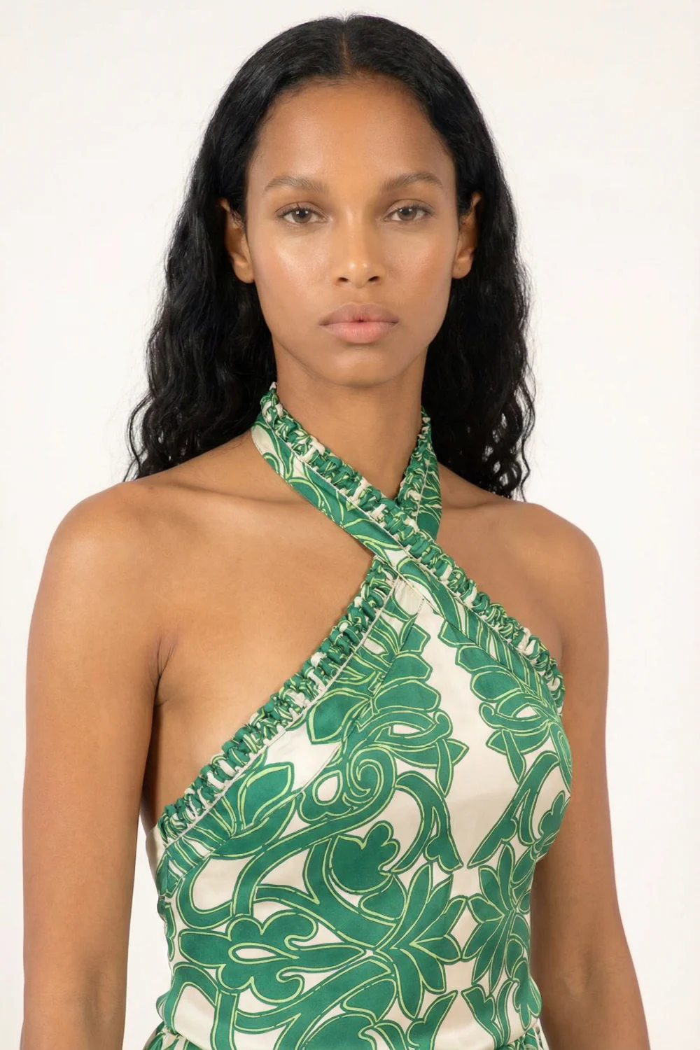 Mini Dress Manon - Green Mantra - Image 3