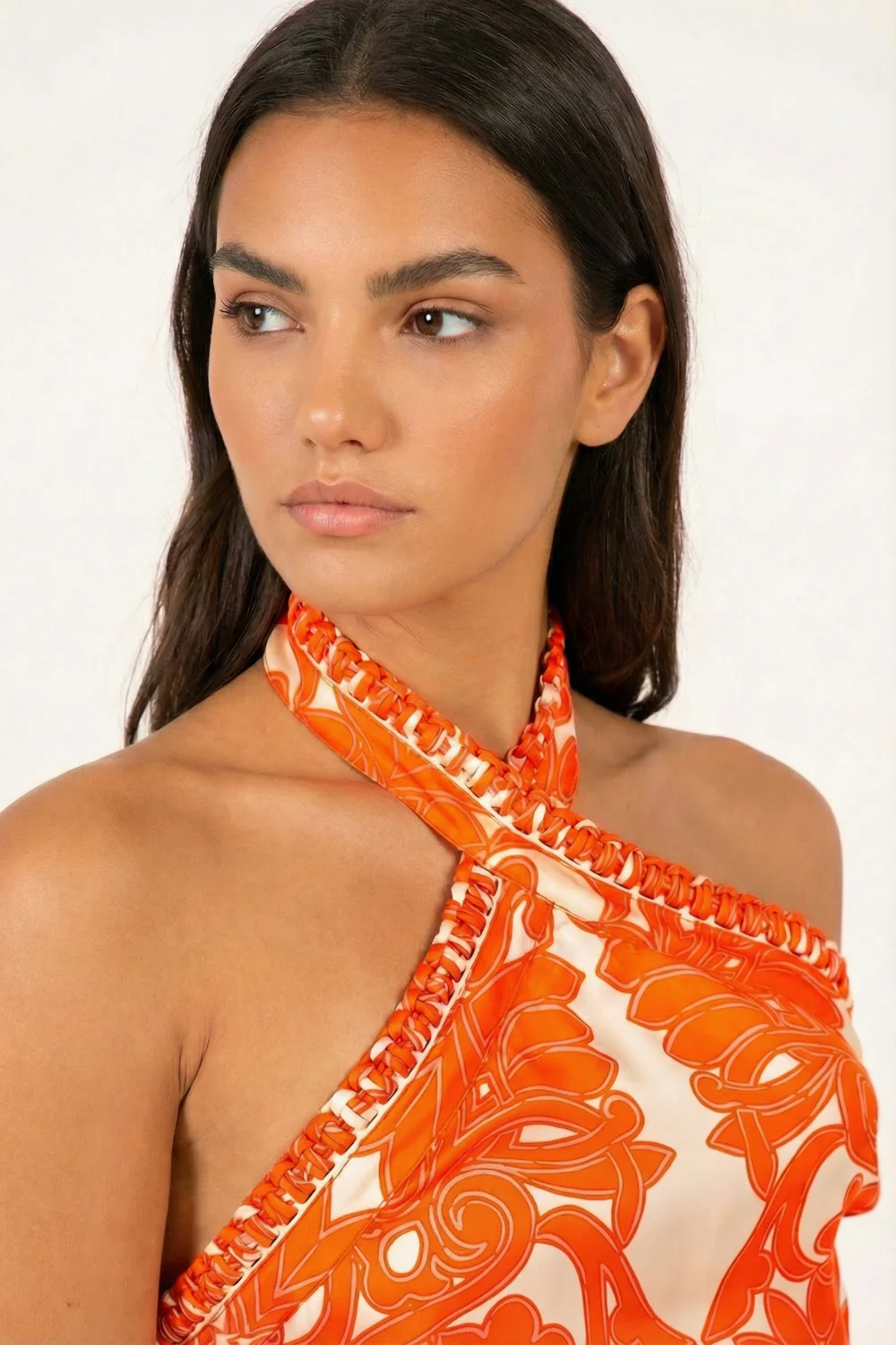 Mini Dress Manon - Orange Mantra - Image 3