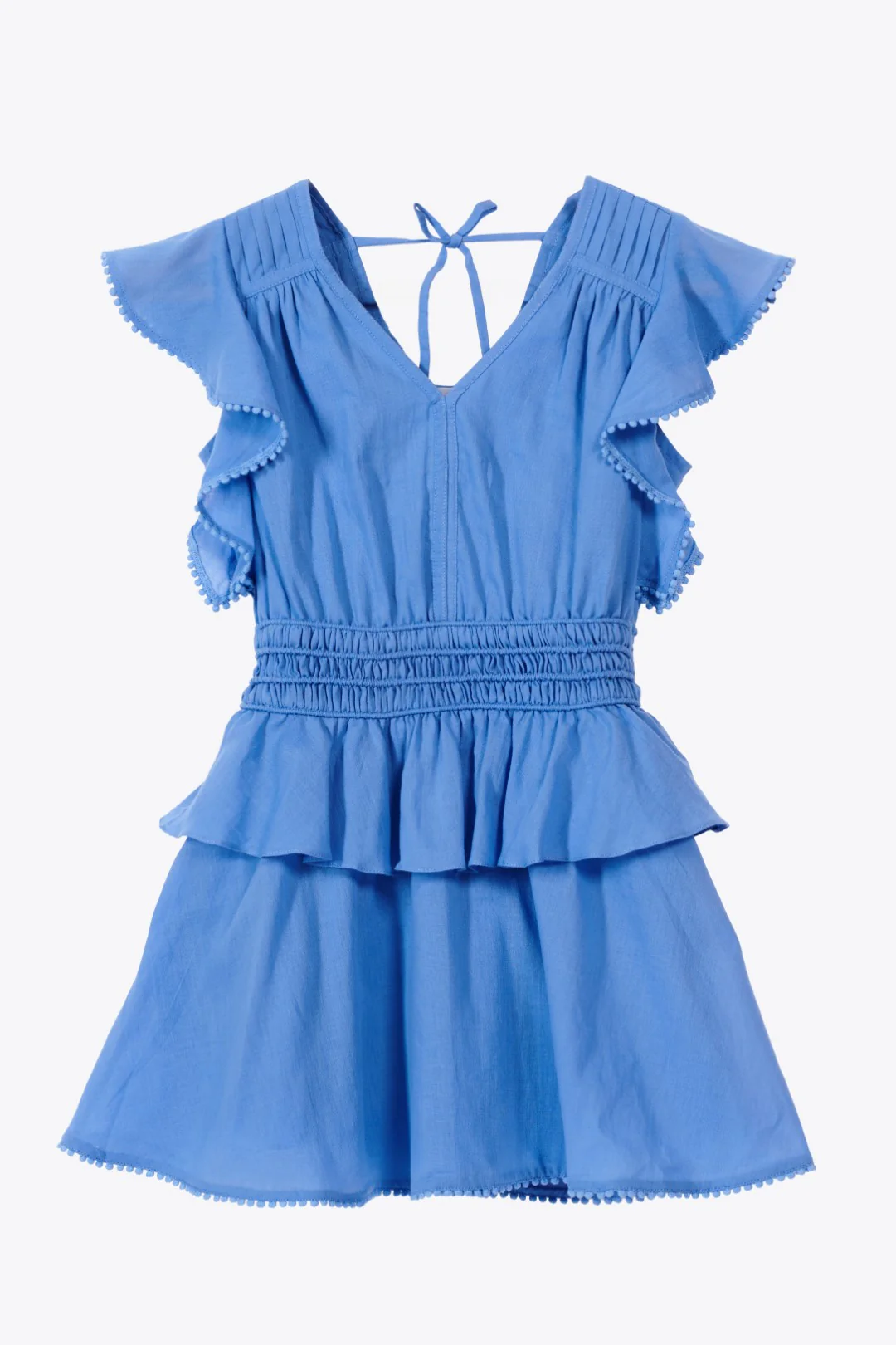 Mini Dress Noemi for girls - Persian Blue - Image 2