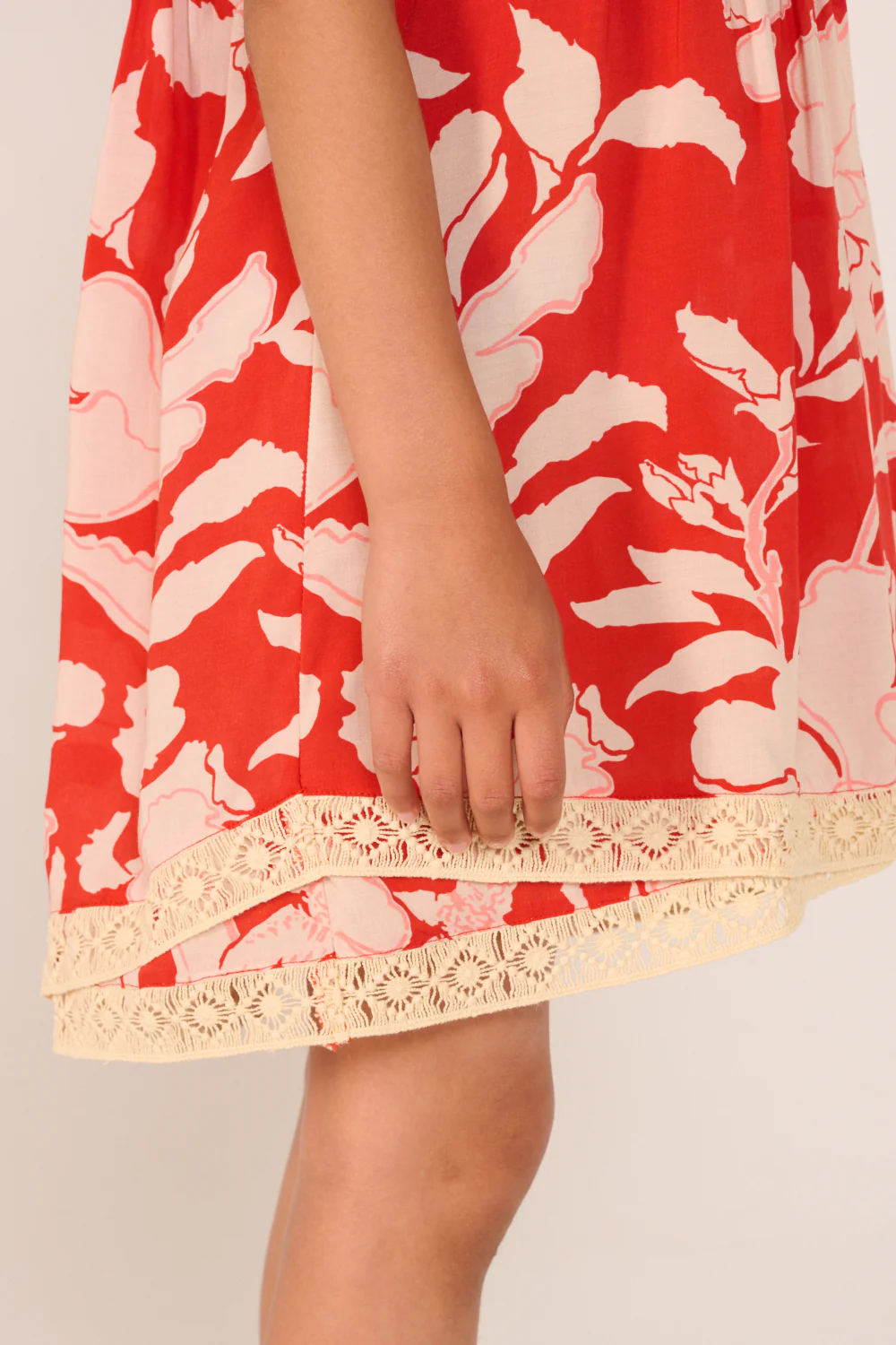 Mini Dress Sasha for girls - Coral Palm Beach - Image 7