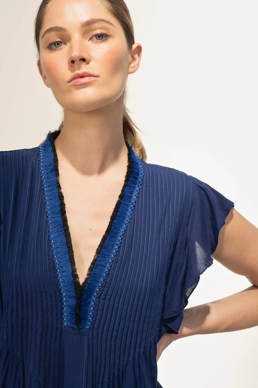 Mini Dress Sasha - Navy - Image 2