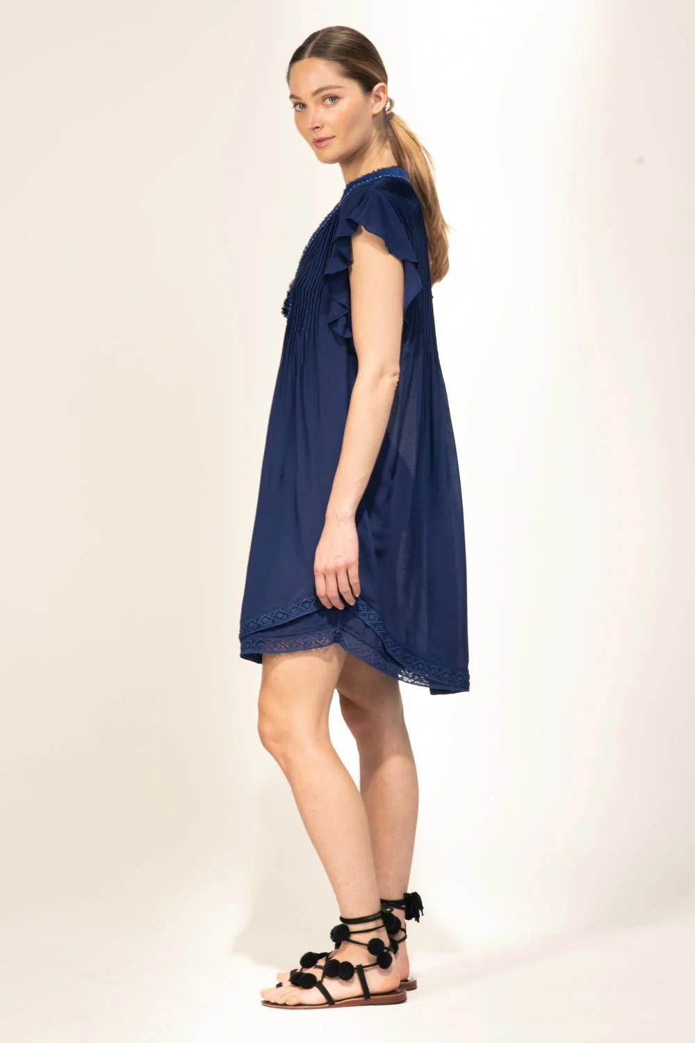 Mini Dress Sasha - Navy - Image 3