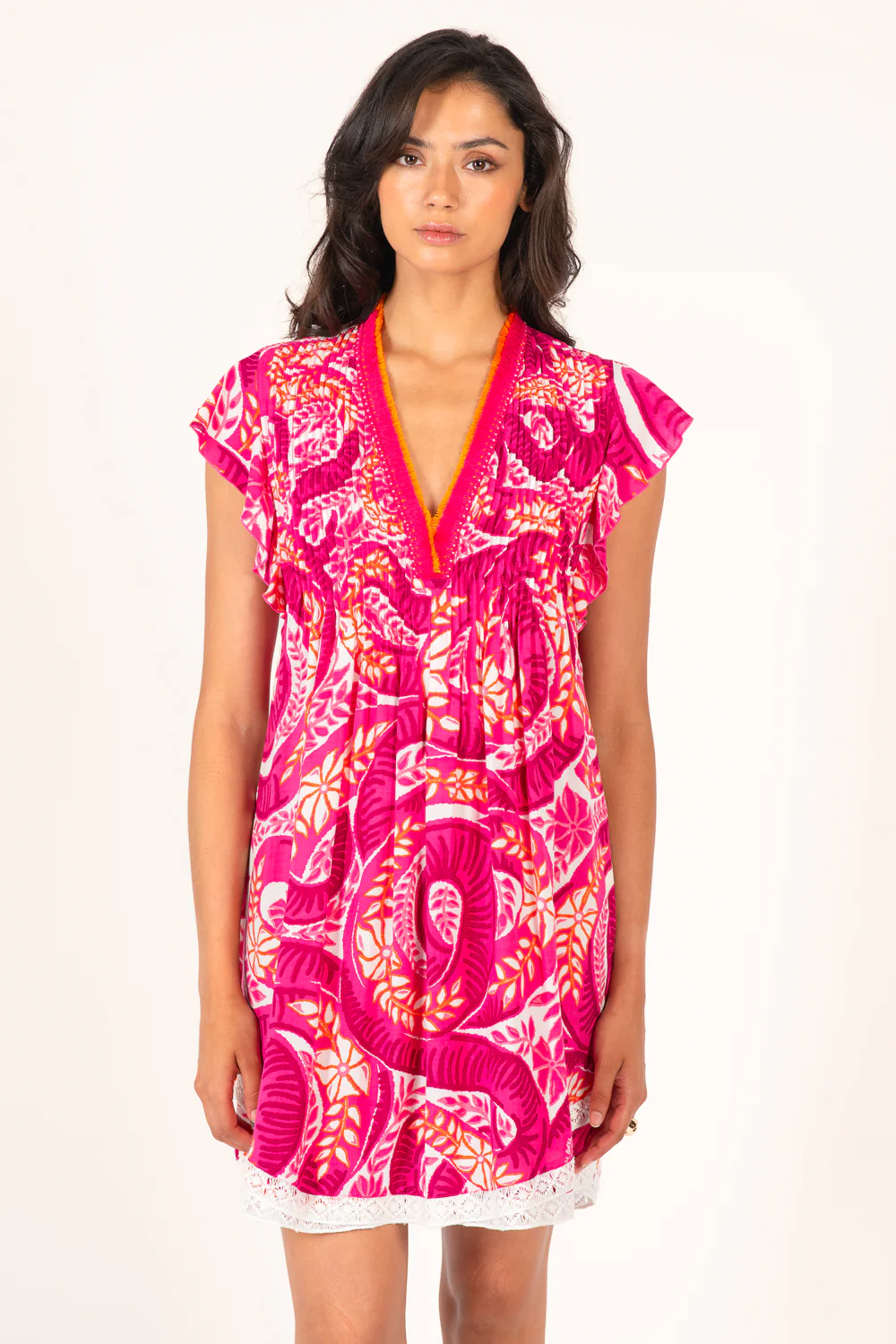 Mini Dress Sasha - Pink Holy Snake