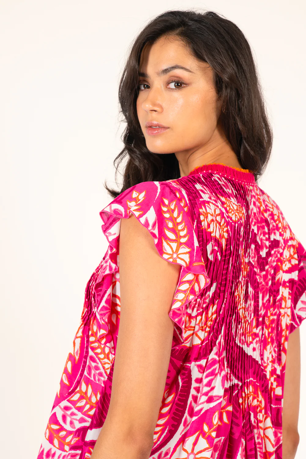 Mini Dress Sasha - Pink Holy Snake - Image 4