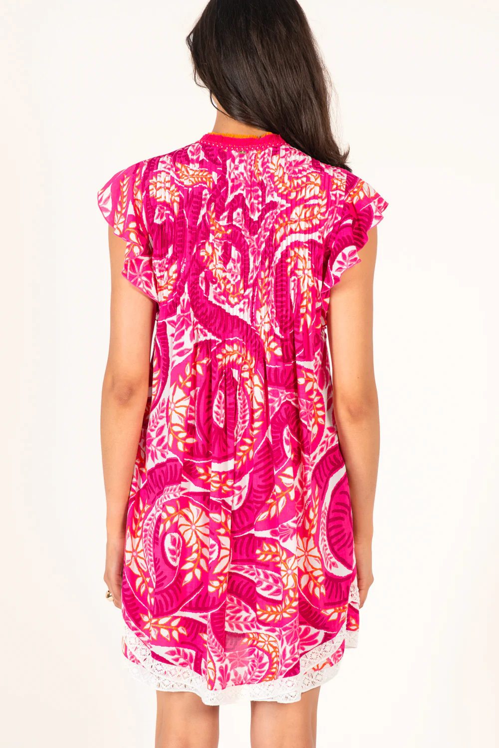 Mini Dress Sasha - Pink Holy Snake - Image 5