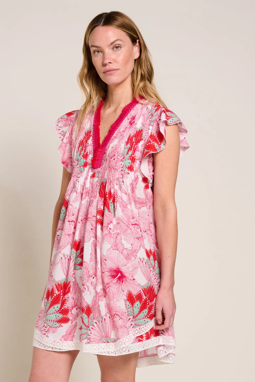Mini Dress Sasha - Pink Padang - Image 3