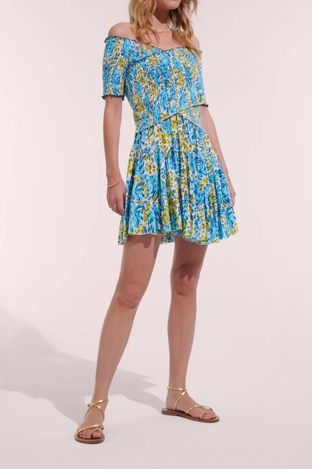 Mini Dress Soledad - Blue Krysan