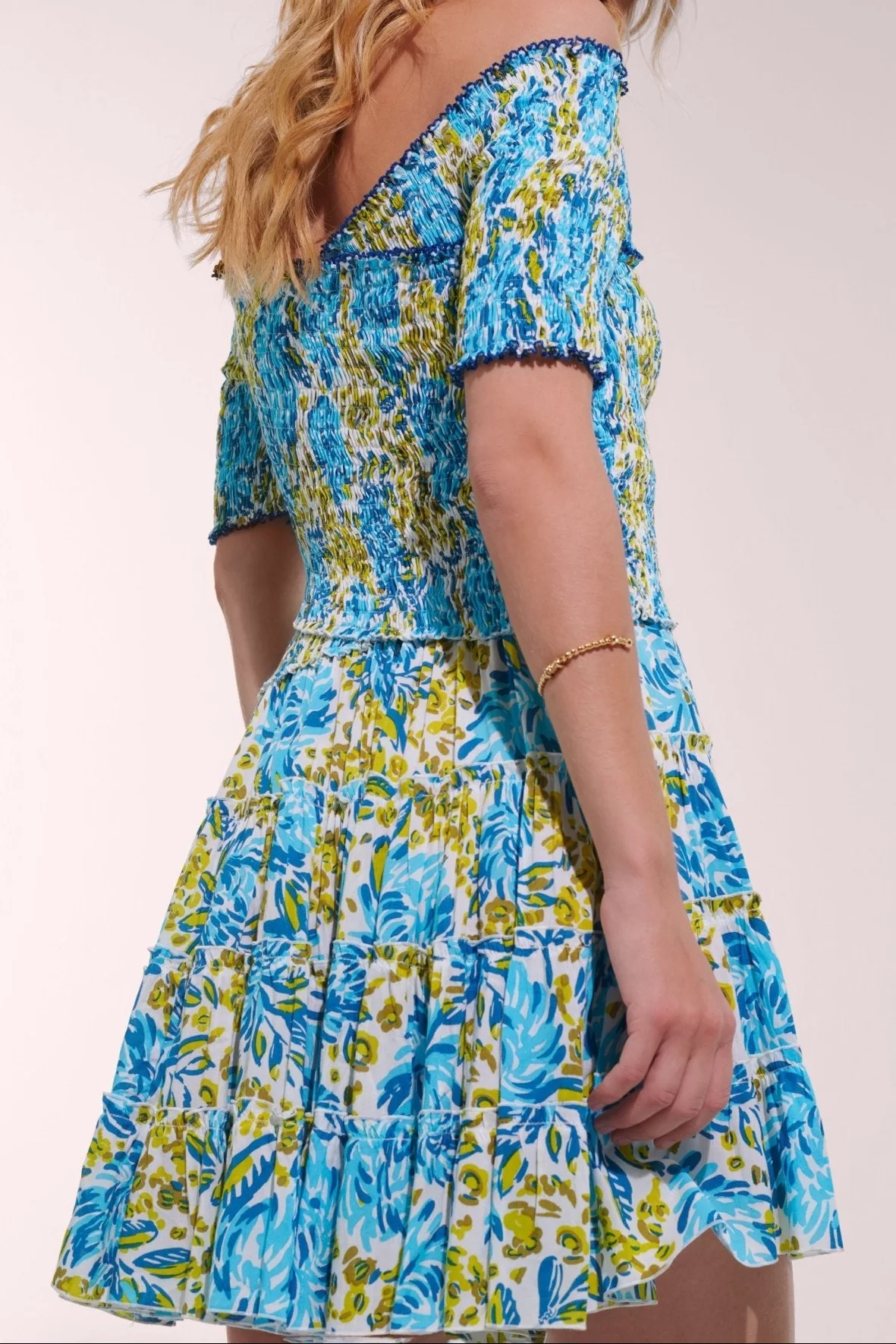 Mini Dress Soledad - Blue Krysan - Image 2