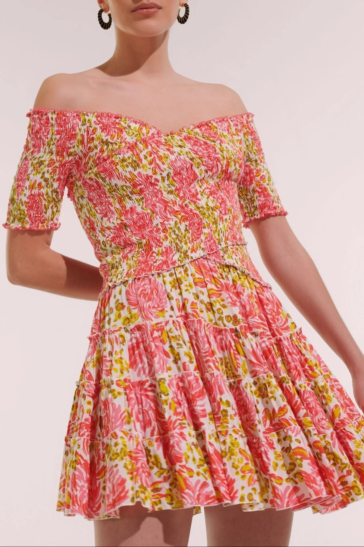 Mini Dress Soledad - Pink Krysan