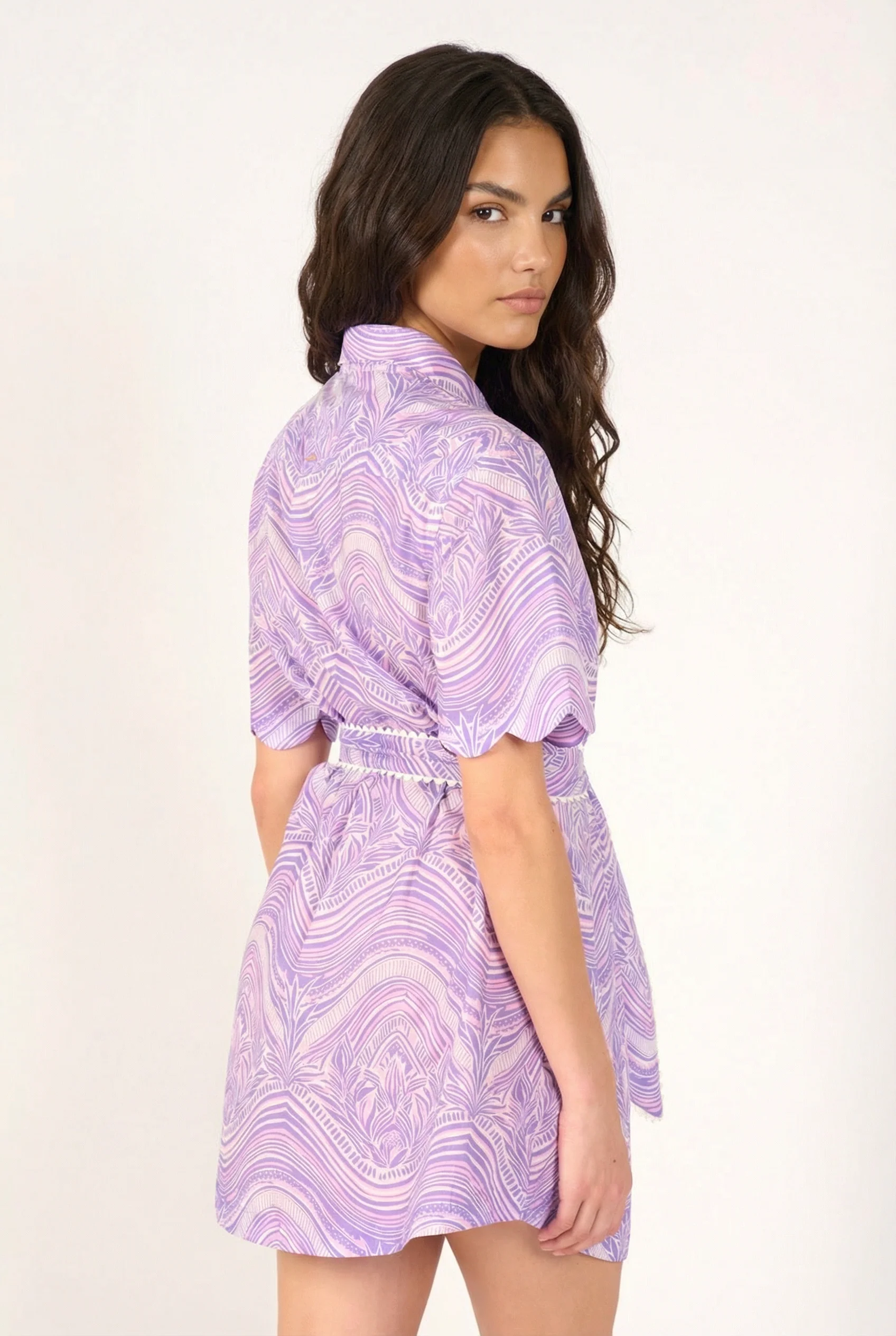 Mini Dress Wes - Lilac Moryana - Image 3