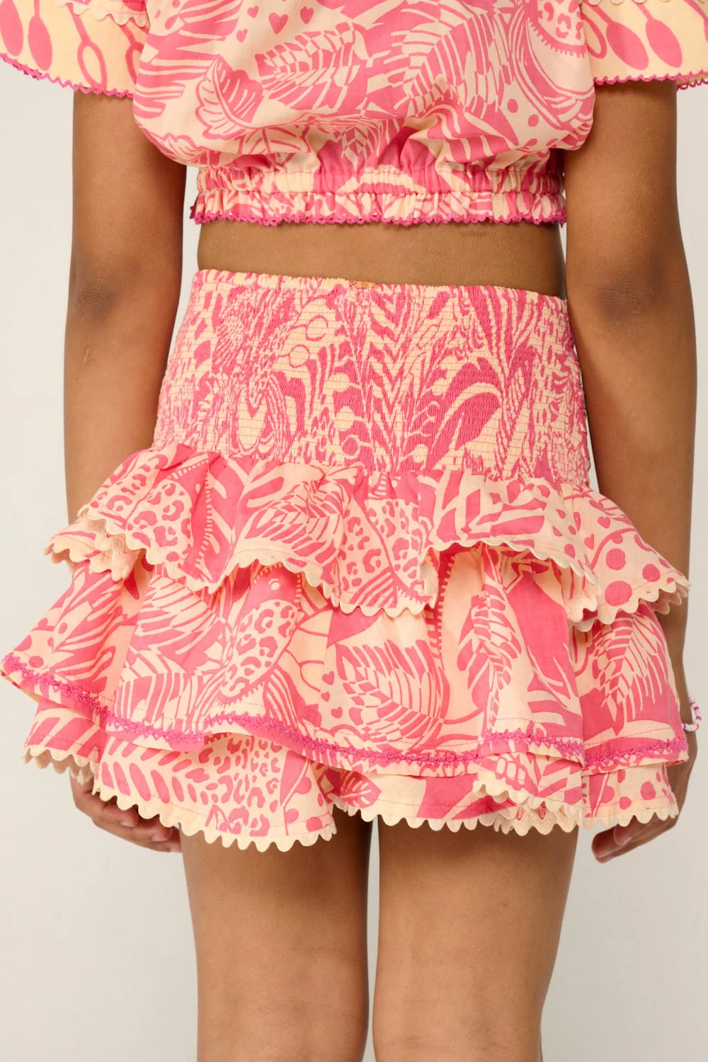 Mini Skirt Alizee for girls - Pink Toucan - Image 5