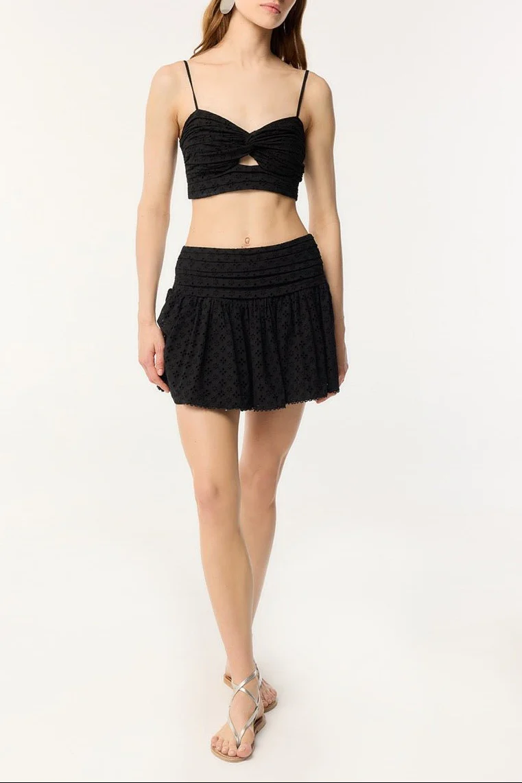 Mini Skirt Colleen - Black - Image 2
