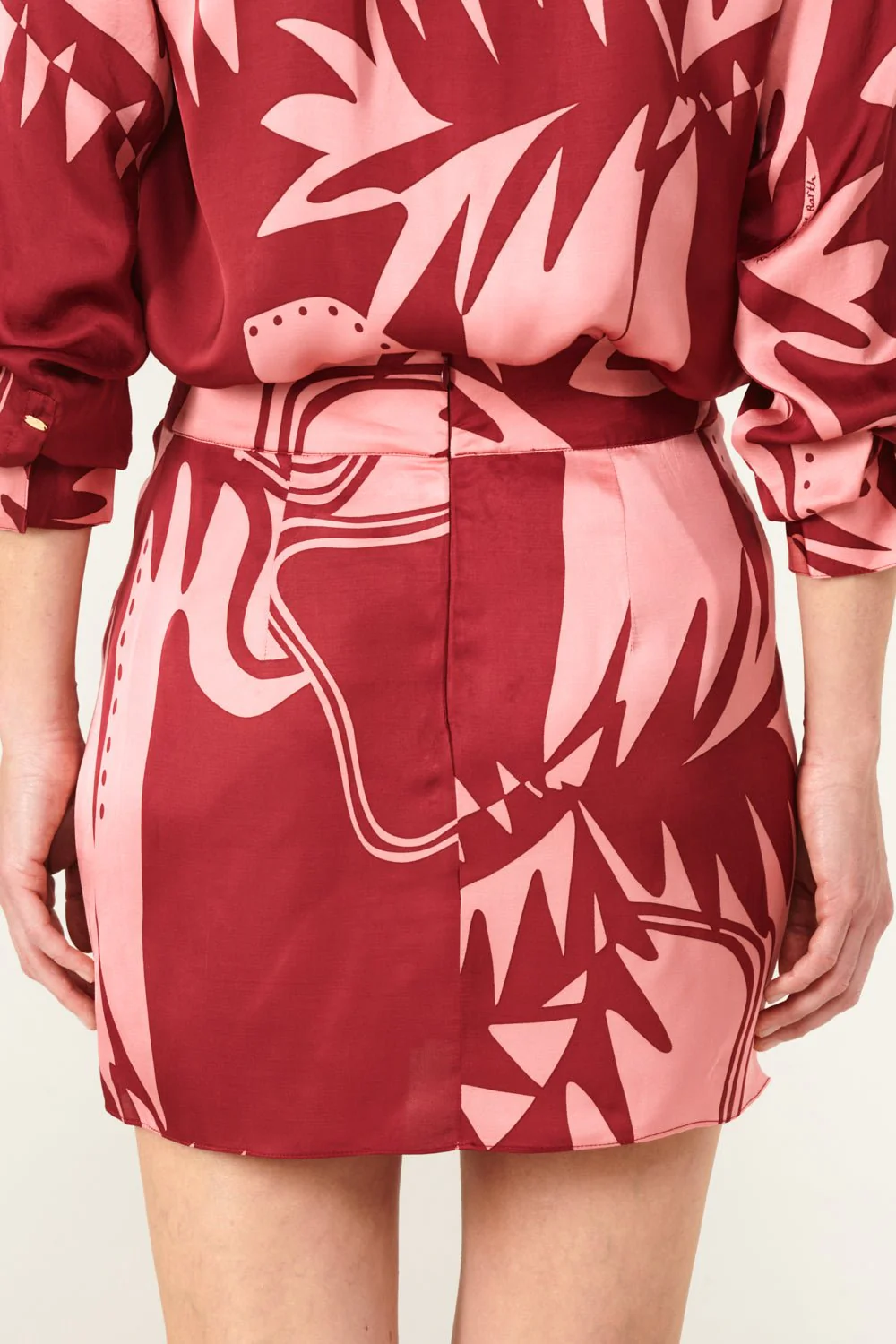 Mini Skirt Tilda - Bordo Oasis - Image 5