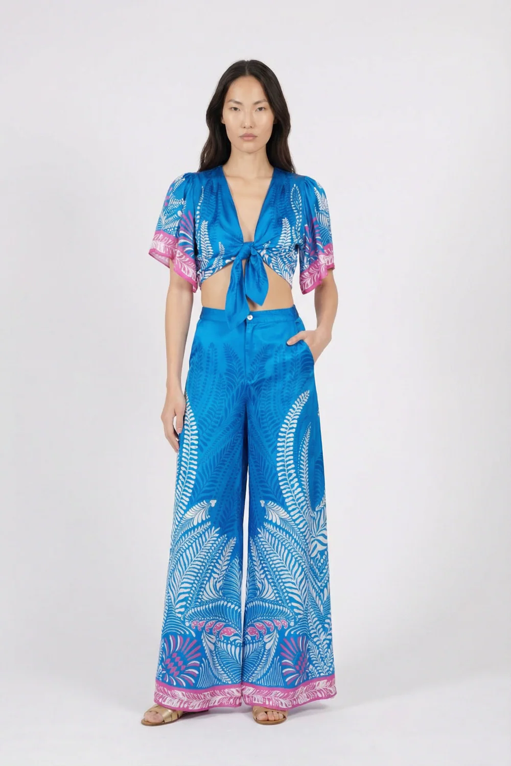 Pant Clea - Blue Oolong