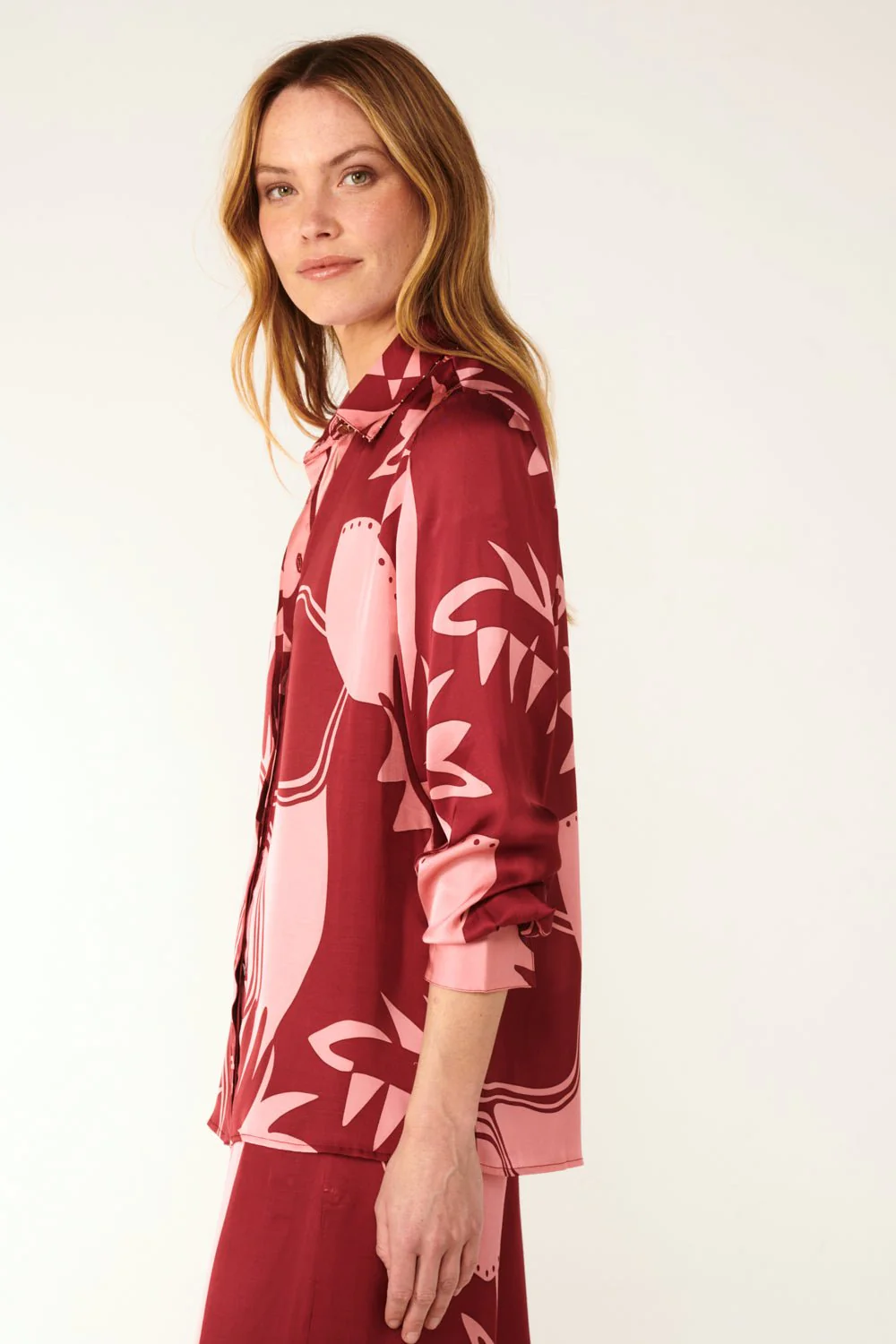 Shirt Eileen - Bordo Oasis - Image 3