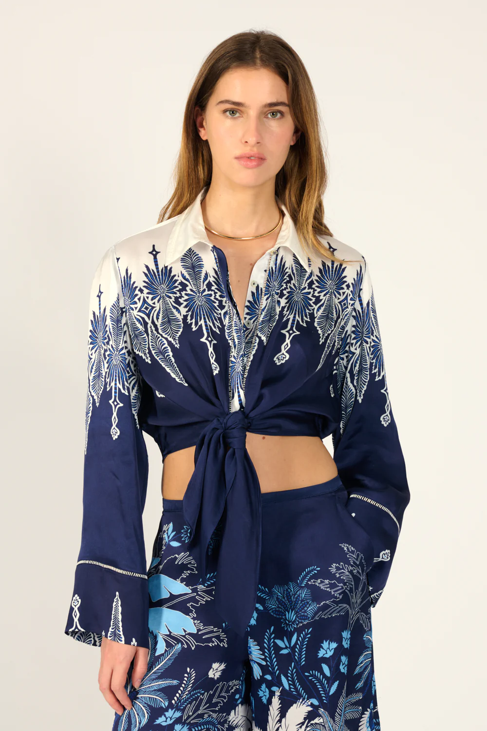 Shirt Sidonie - Navy Canopy