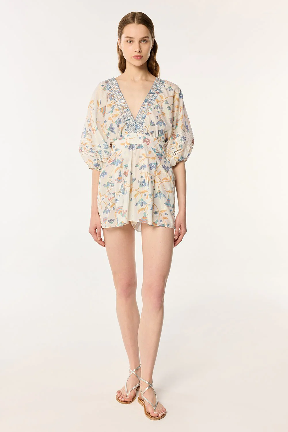 Short Jumpsuit Chantal - Blue Ylang Ylang - Image 2