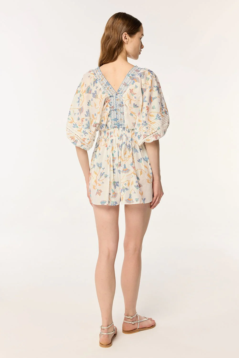 Short Jumpsuit Chantal - Blue Ylang Ylang - Image 3