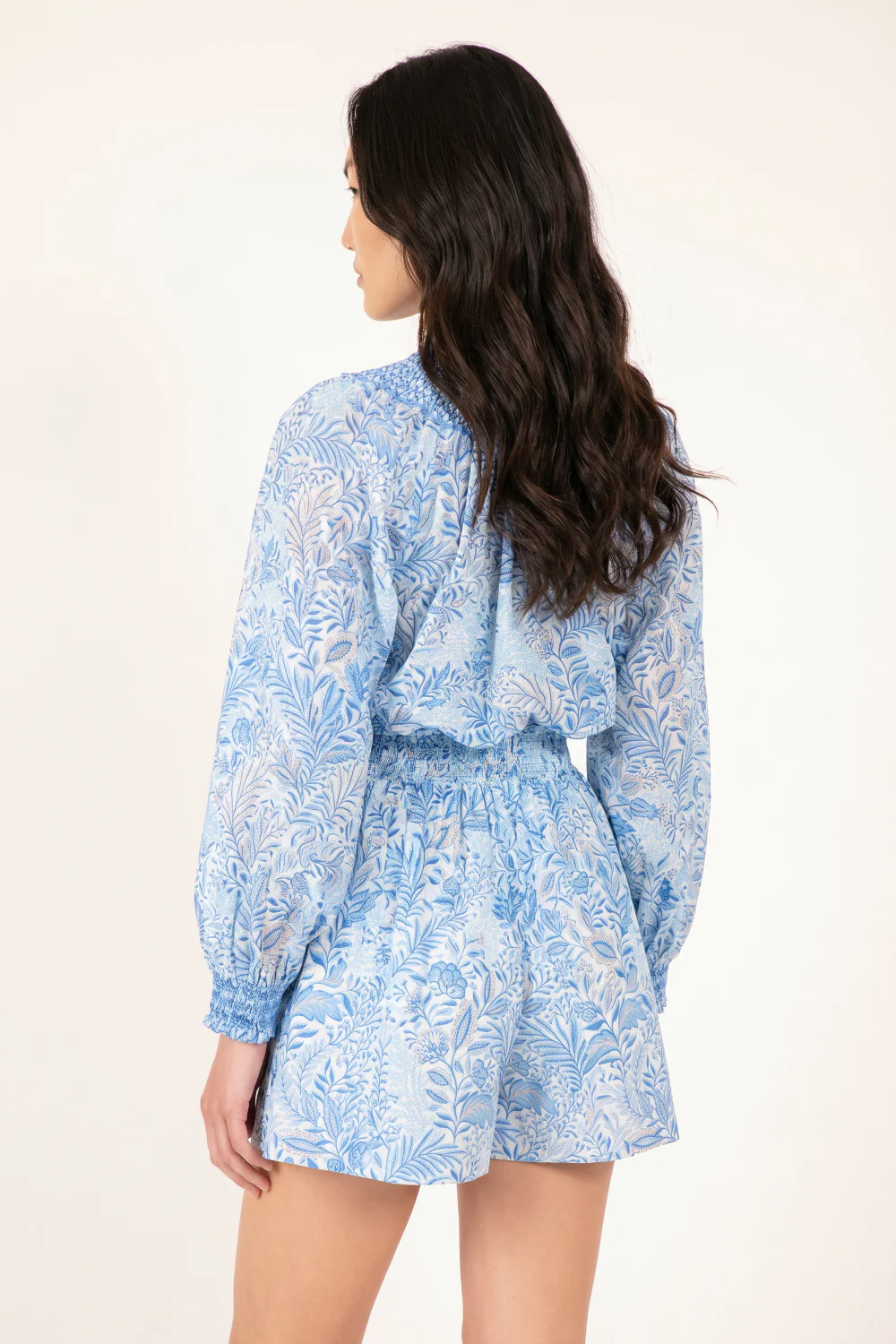 Short Jumpsuit Janna - Blue Palmarosa - Image 3