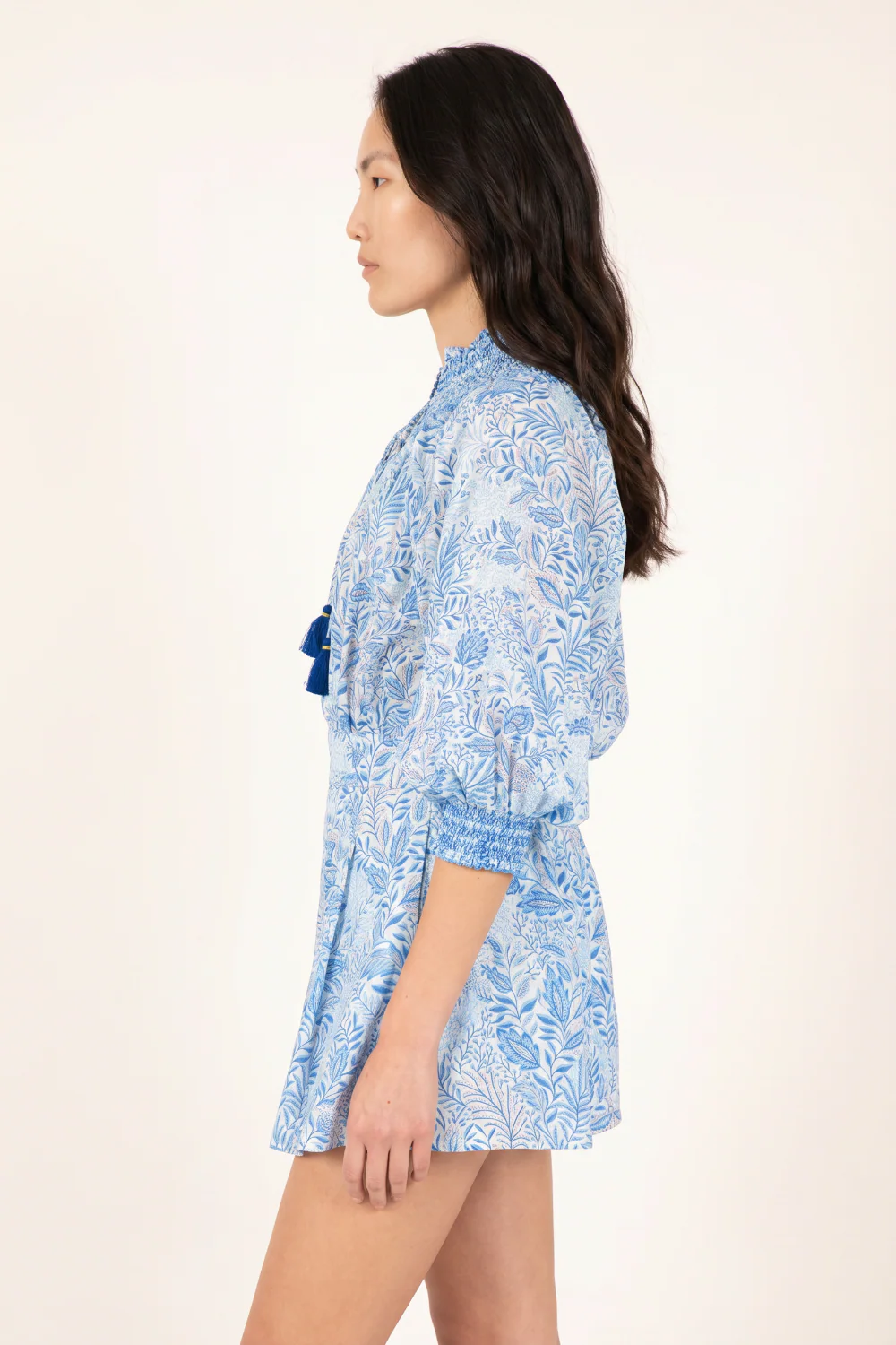 Short Jumpsuit Janna - Blue Palmarosa - Image 4