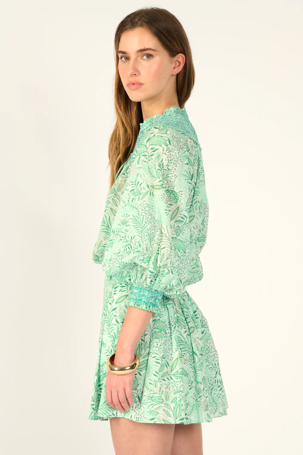 Short Jumpsuit Janna - Green Palmarosa - Image 7