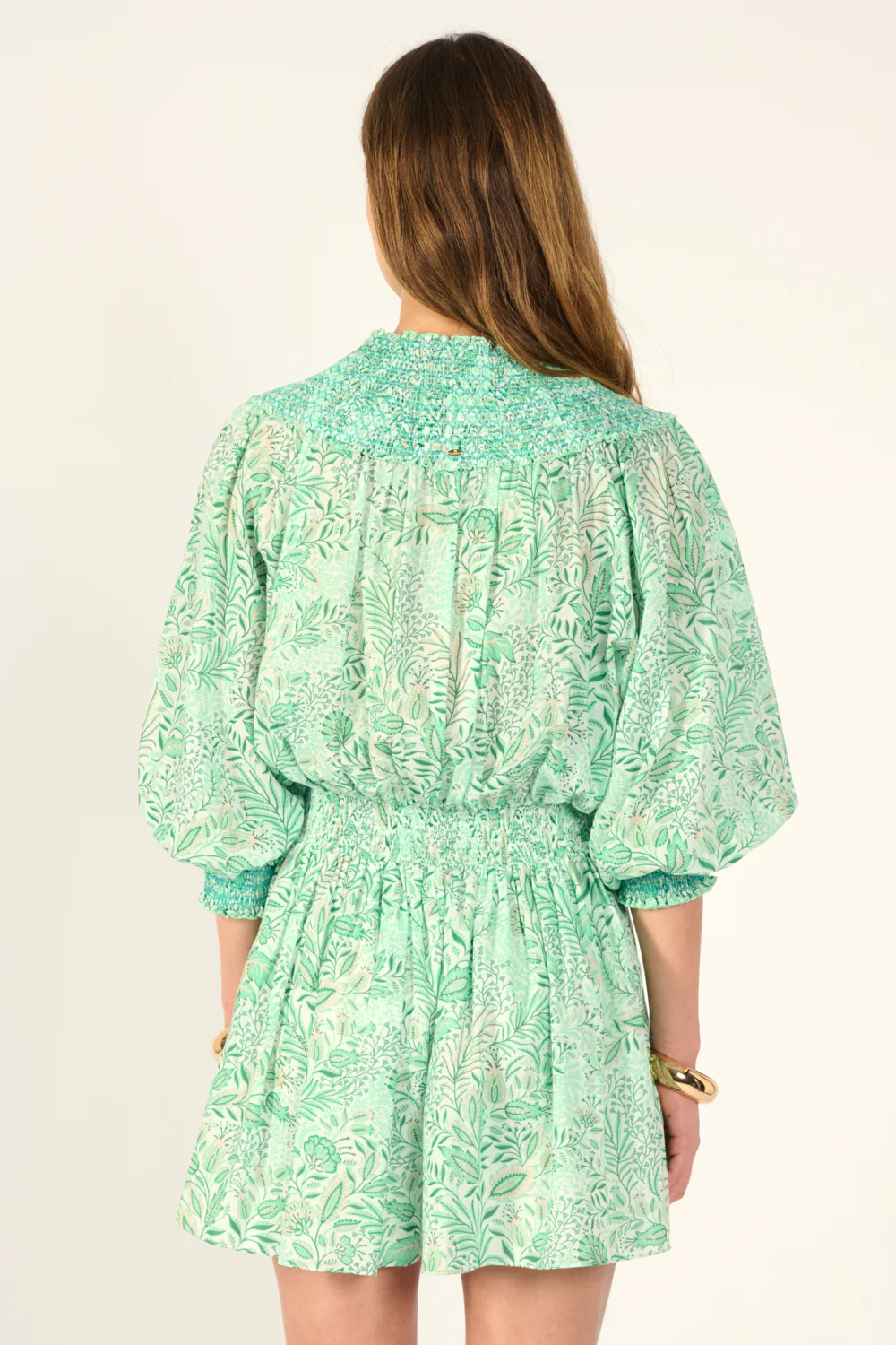 Short Jumpsuit Janna - Green Palmarosa - Image 8