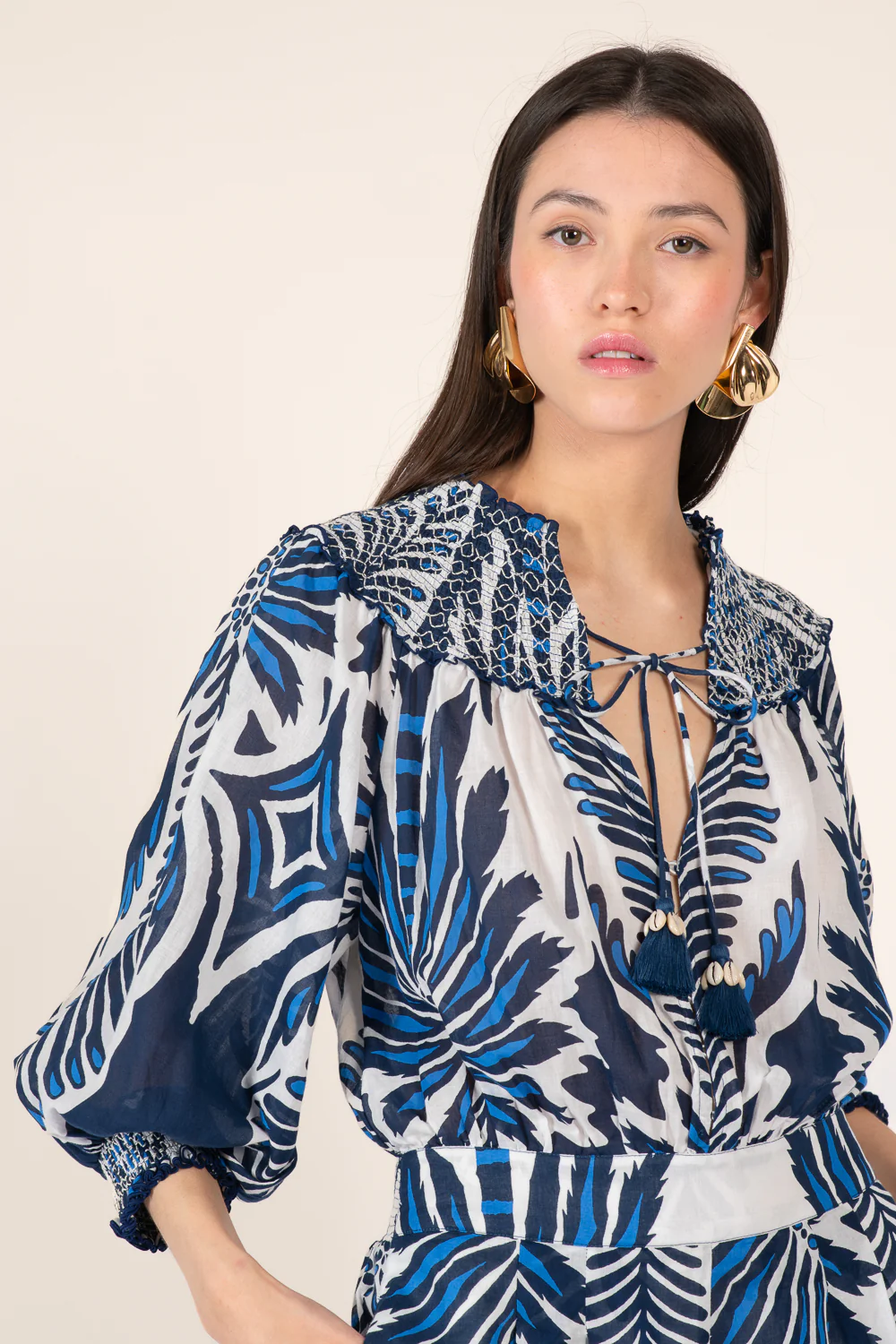 Short Jumpsuit Janna - Navy Cartagena - Image 2