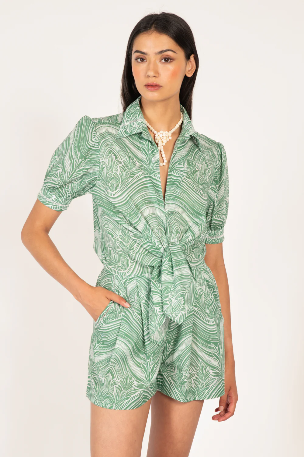 Short Jumpsuit Livia - Sage Moryana - Image 3