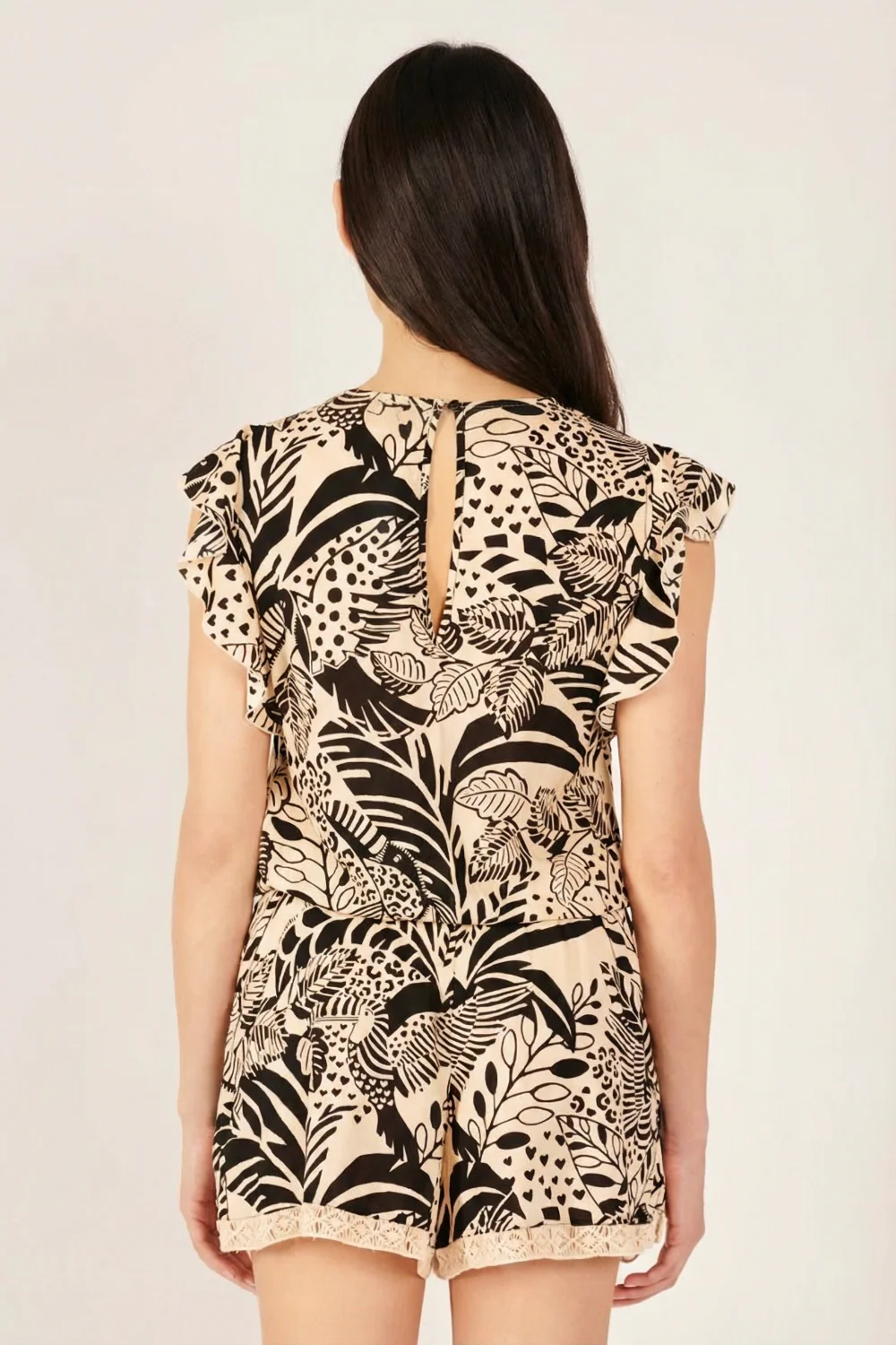 Short Jumpsuit Sasha - Black Toucan - Image 5