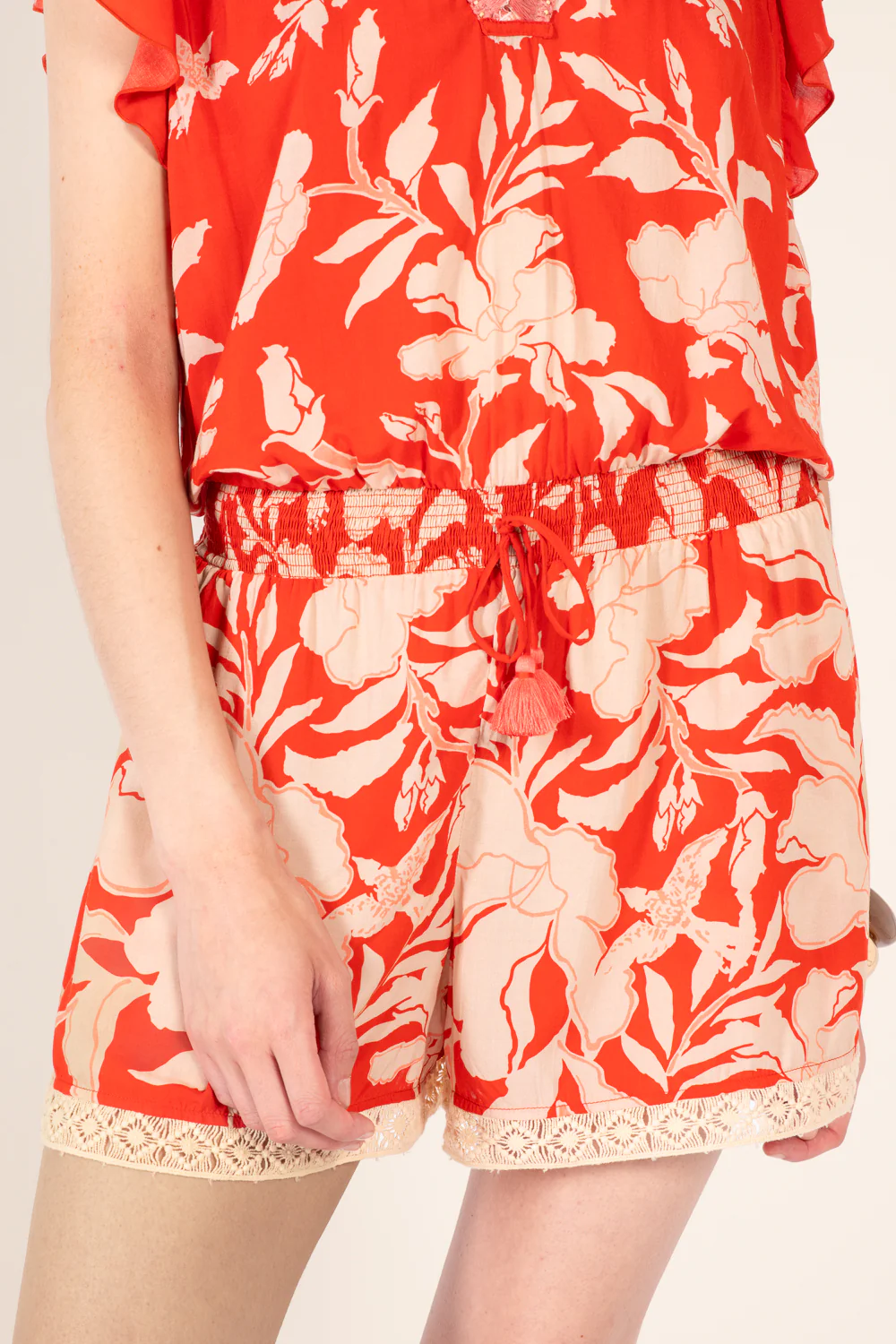 Short Jumpsuit Sasha - Coral Palm Beach - Image 7