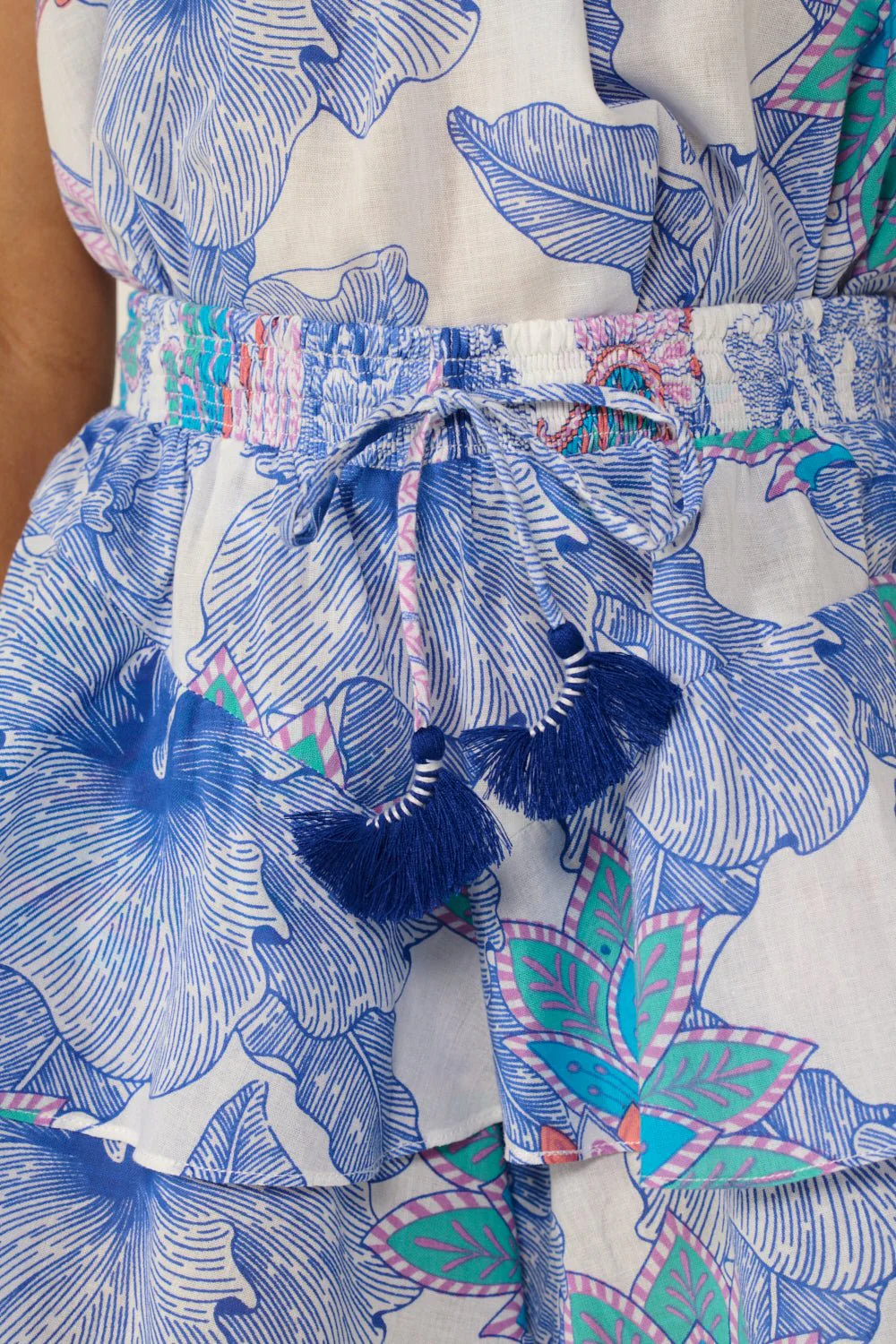 Short Thalia for girls - Blue Padang - Image 3