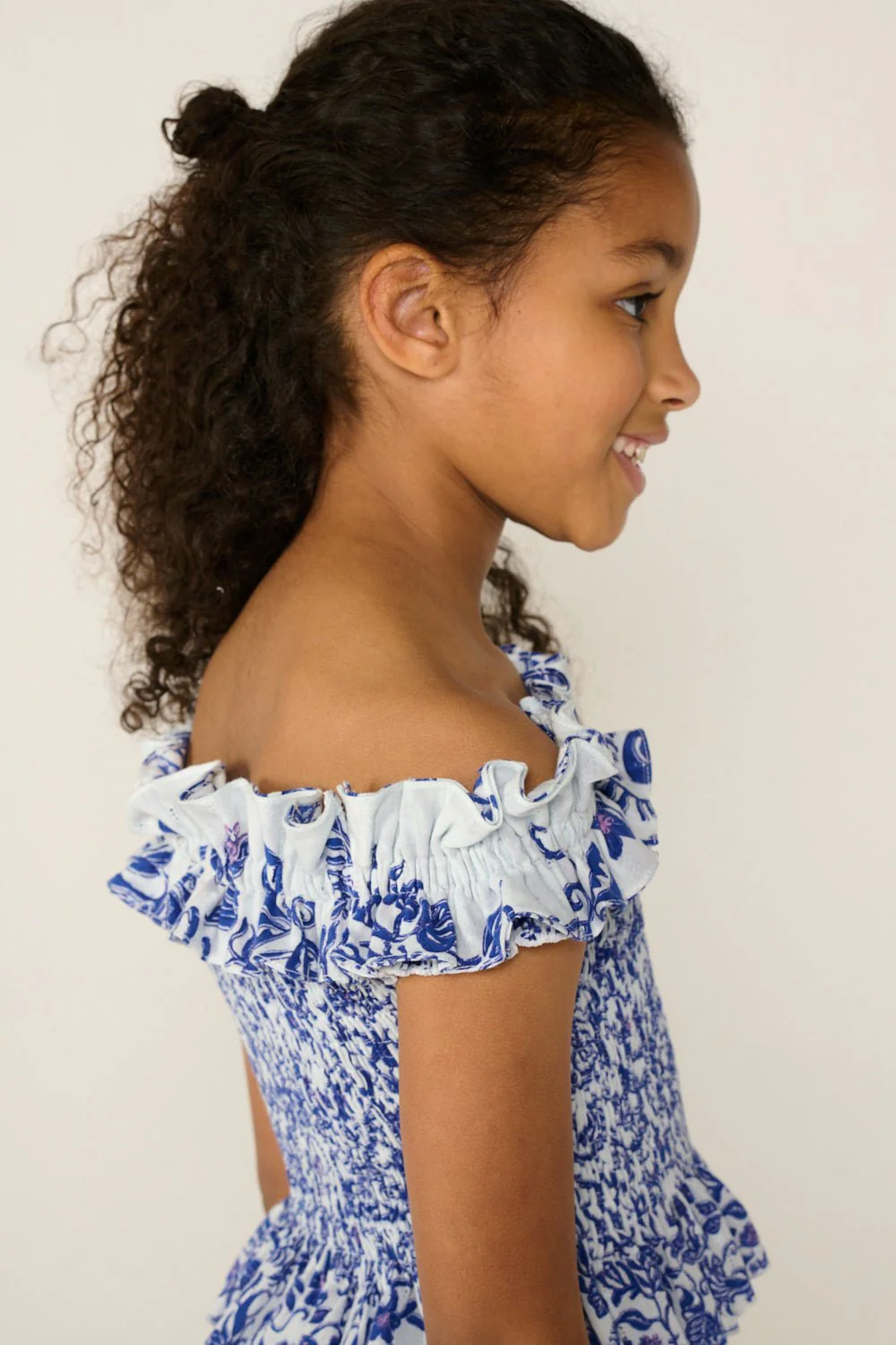 Top Alitza for girls - Blue Tiare - Image 4