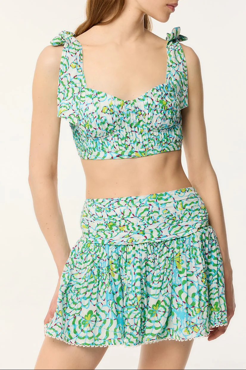 Top Carla - Green Wings Flower