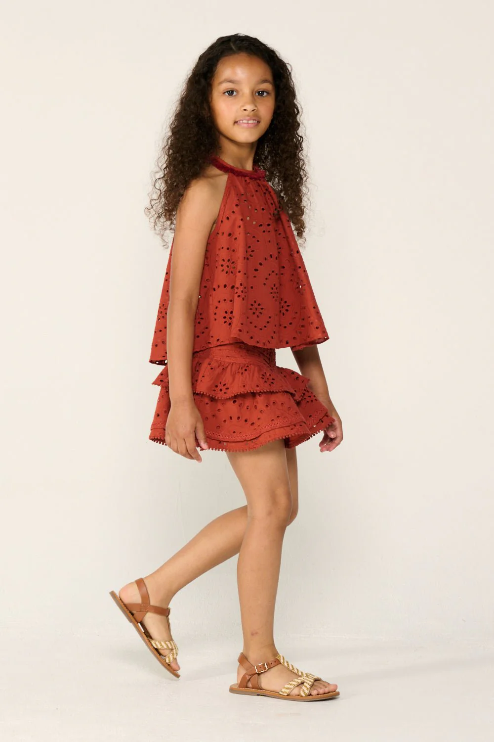 Top Cleo for girls - Paprika - Image 3